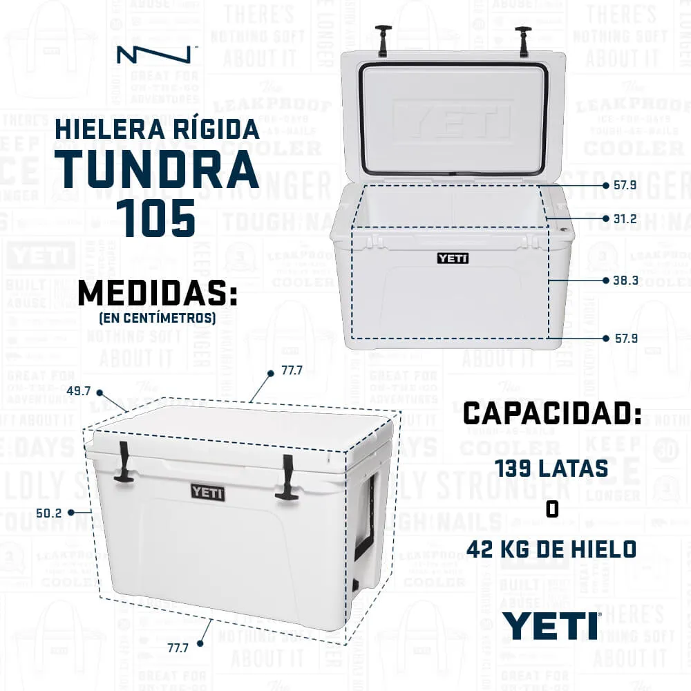 10105010000 HIELERA RIGIDA TUNDRA 105 TAN MARCA YETI