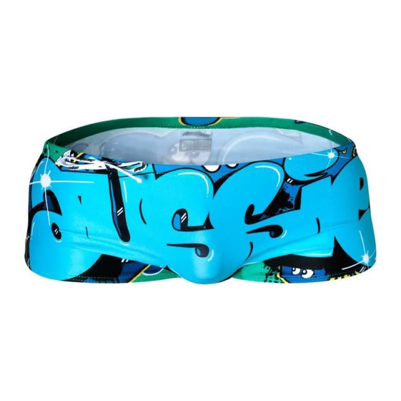 12 Colors Printed Men's Briefs Trunks Swim Shorts for Swimming