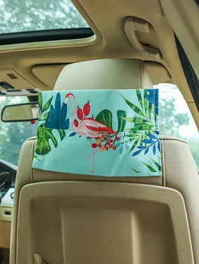 1pc Flamingo Pattern Car Tissue Box