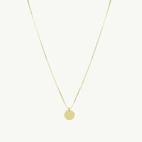 925 MIX DISC PENDANT GOLD