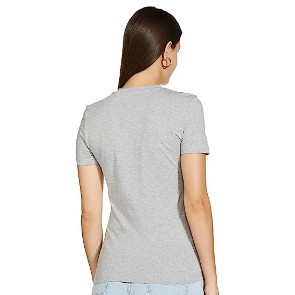 Adidas Women's Lin Tee (Grey/White)