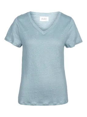 Alethe Linen Tee Dusty Teal