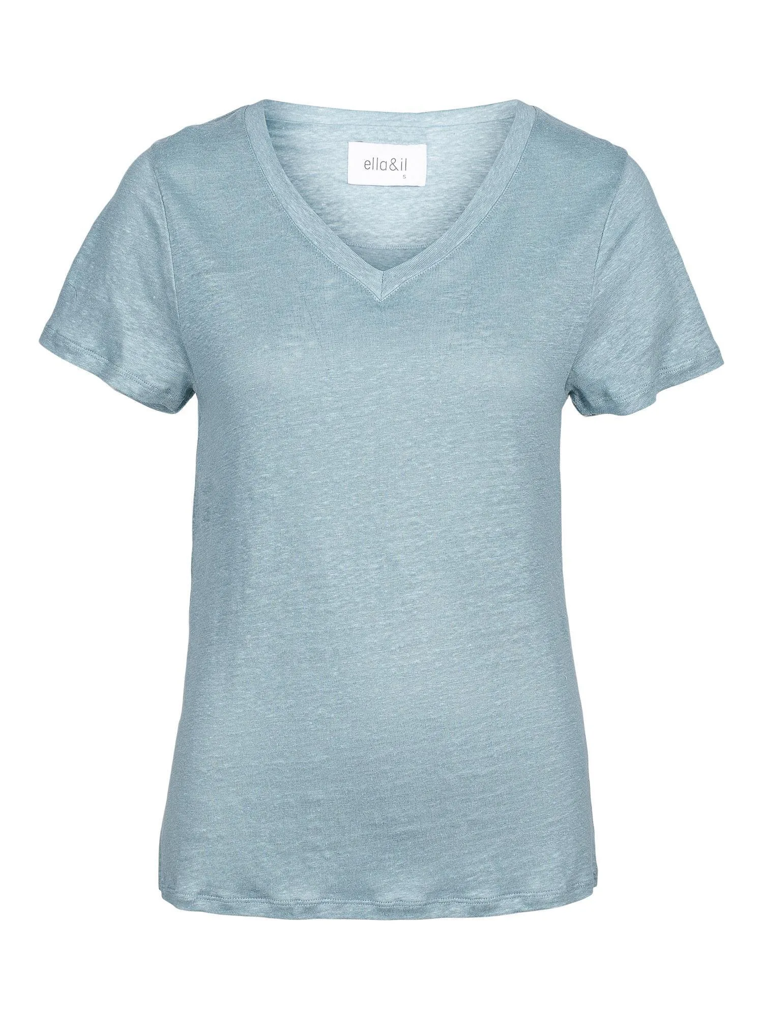 Alethe Linen Tee Dusty Teal