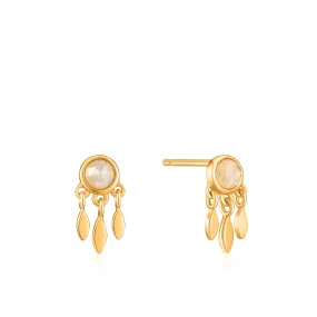 Ania Haie Midnight Fringe Stud Earrings