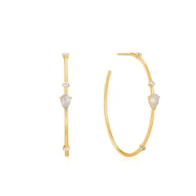 Ania Haie Midnight Hoop Earrings