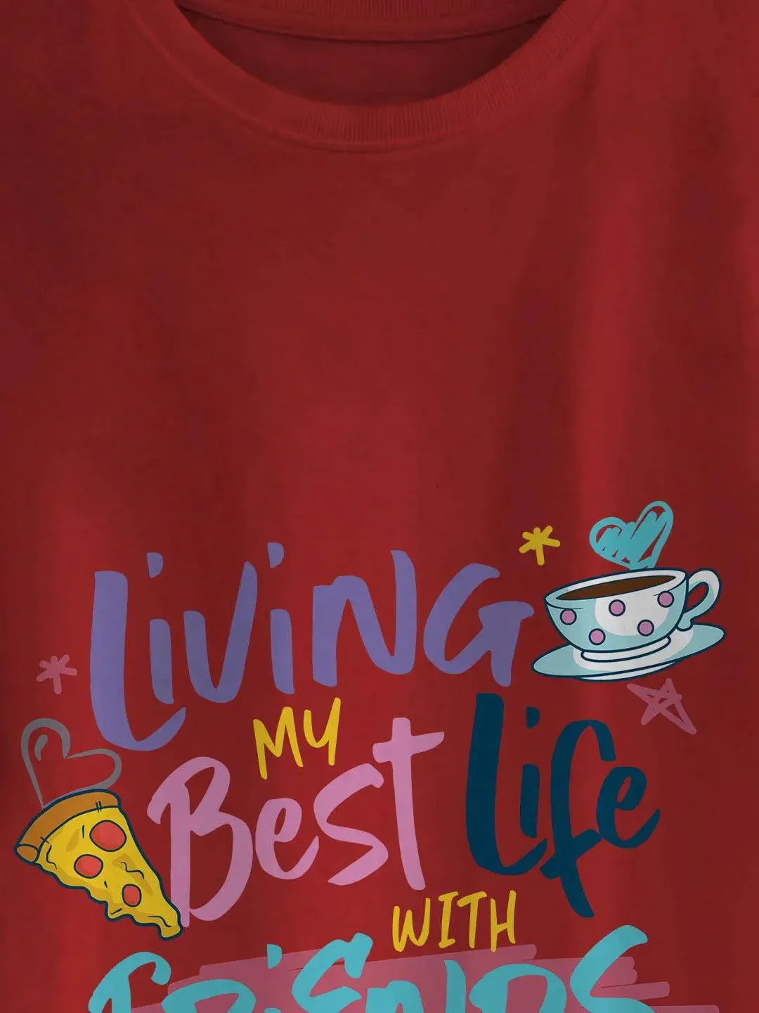 Best Life With Friends Mens Tshirt (Select From Drop Down Menu) (No Cod Allowed On This Product)- Prepaid Orders Only