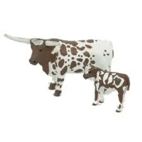 Big Country Toys Longhorn Cow & Calf