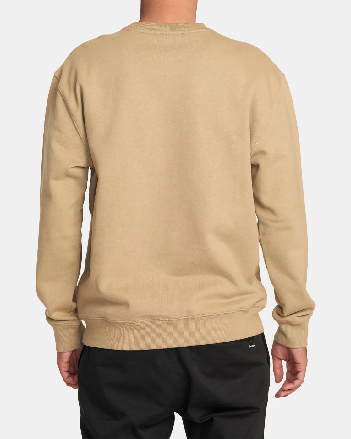 Big RVCA Stitched Sweatshirt - Khaki