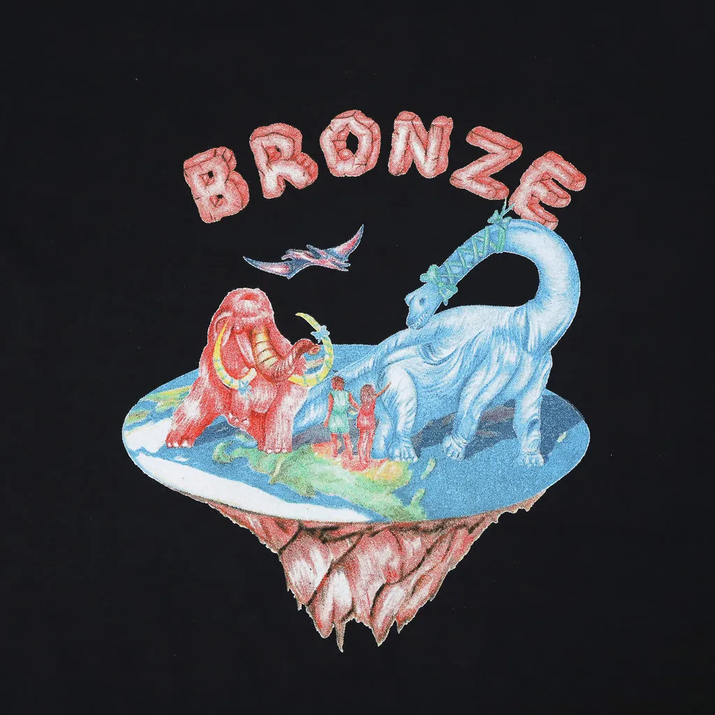 Bronze 56k - Flat Earth T-Shirt - Black