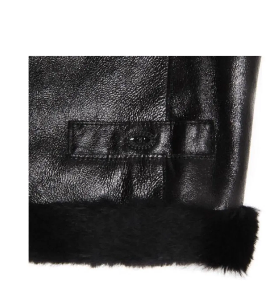 Chanel 05A 2005 Autumn Fall Leather Fur lined & Trimmed Cropped Short Vest FR 40 US 4/6/8