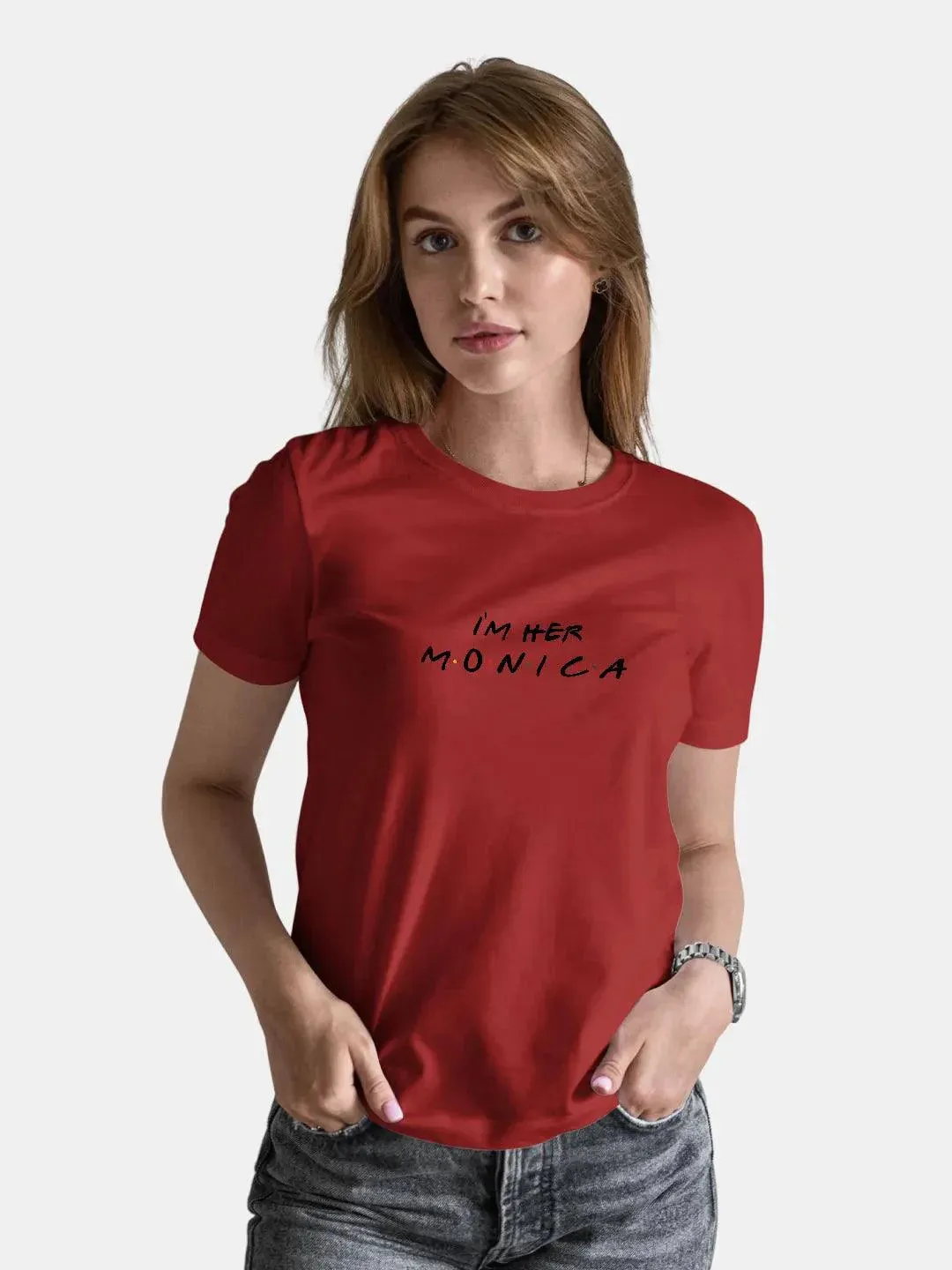 Friends Monica Women Tshirt (Select From Drop Down Menu) (No Cod Allowed On This Product)- Prepaid Orders Only