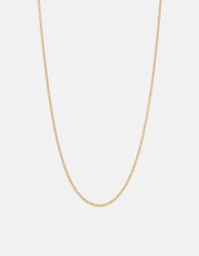 Miansai 2mm 22" Cuban Gold Vermeil Necklace