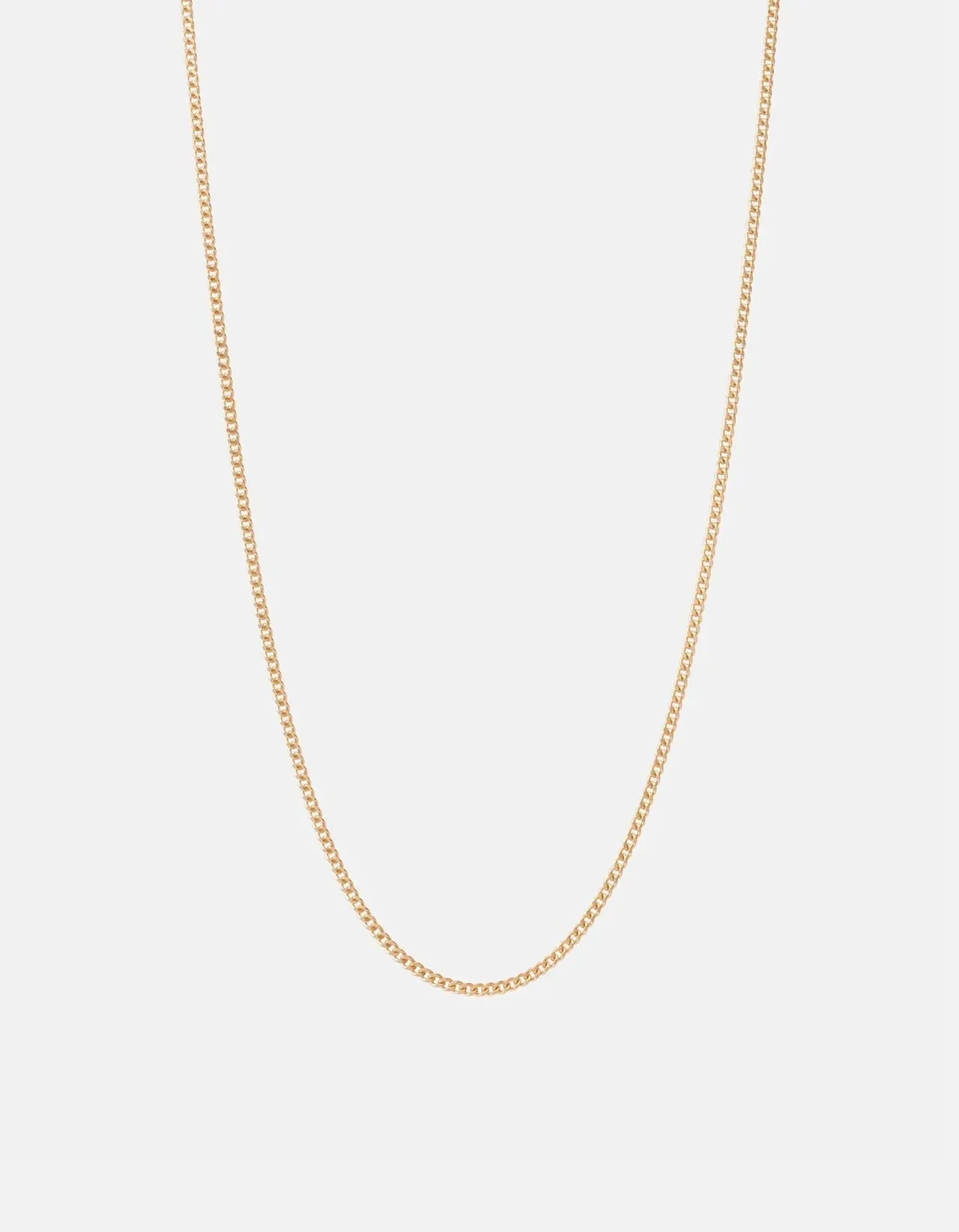 Miansai 2mm 22" Cuban Gold Vermeil Necklace