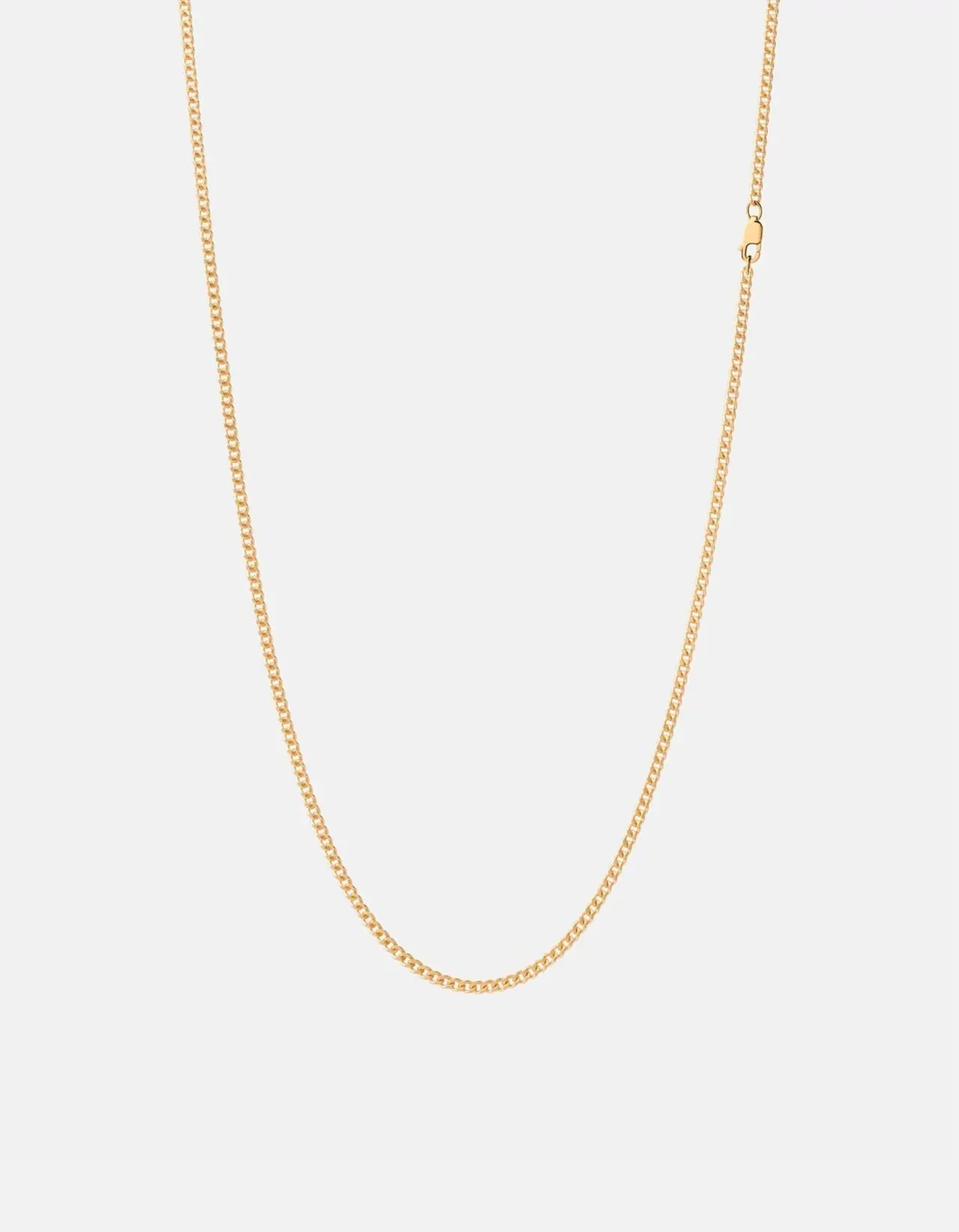 Miansai 2mm 22" Cuban Gold Vermeil Necklace