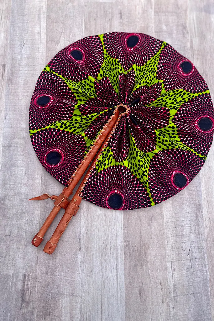 Nsubura Ankara Foldable Fan