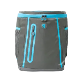 Opticool Backpack Cooler - Grey/Neon Blue