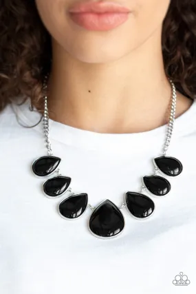 Paparazzi Accessories - Drop Zone #N188 Box 2 - Black Necklace