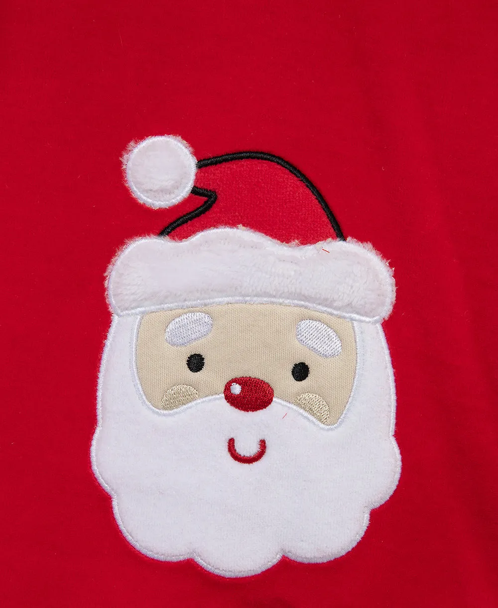 Santa 2-Way-Zip Footie