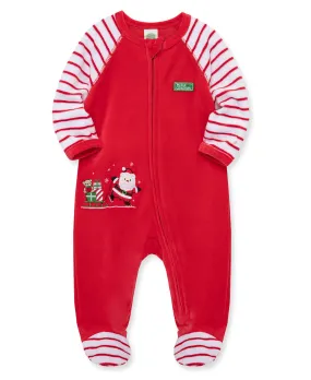 Santa 2-Way-Zip Footie