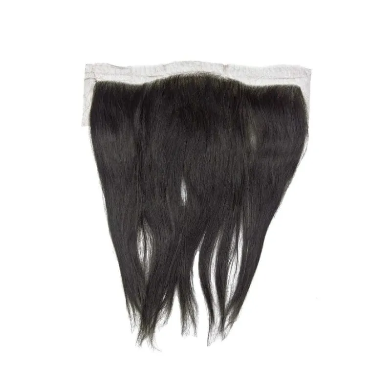 SILK COVERALL 11.5X3.5 | Sensationnel Bare & Natural 100% Brazilian Remi Front Piece Closure -  Straight 12