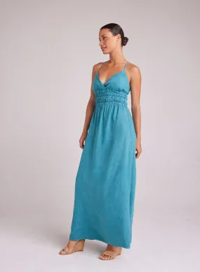 Smocked Cami Maxi Dress - Deep Azure