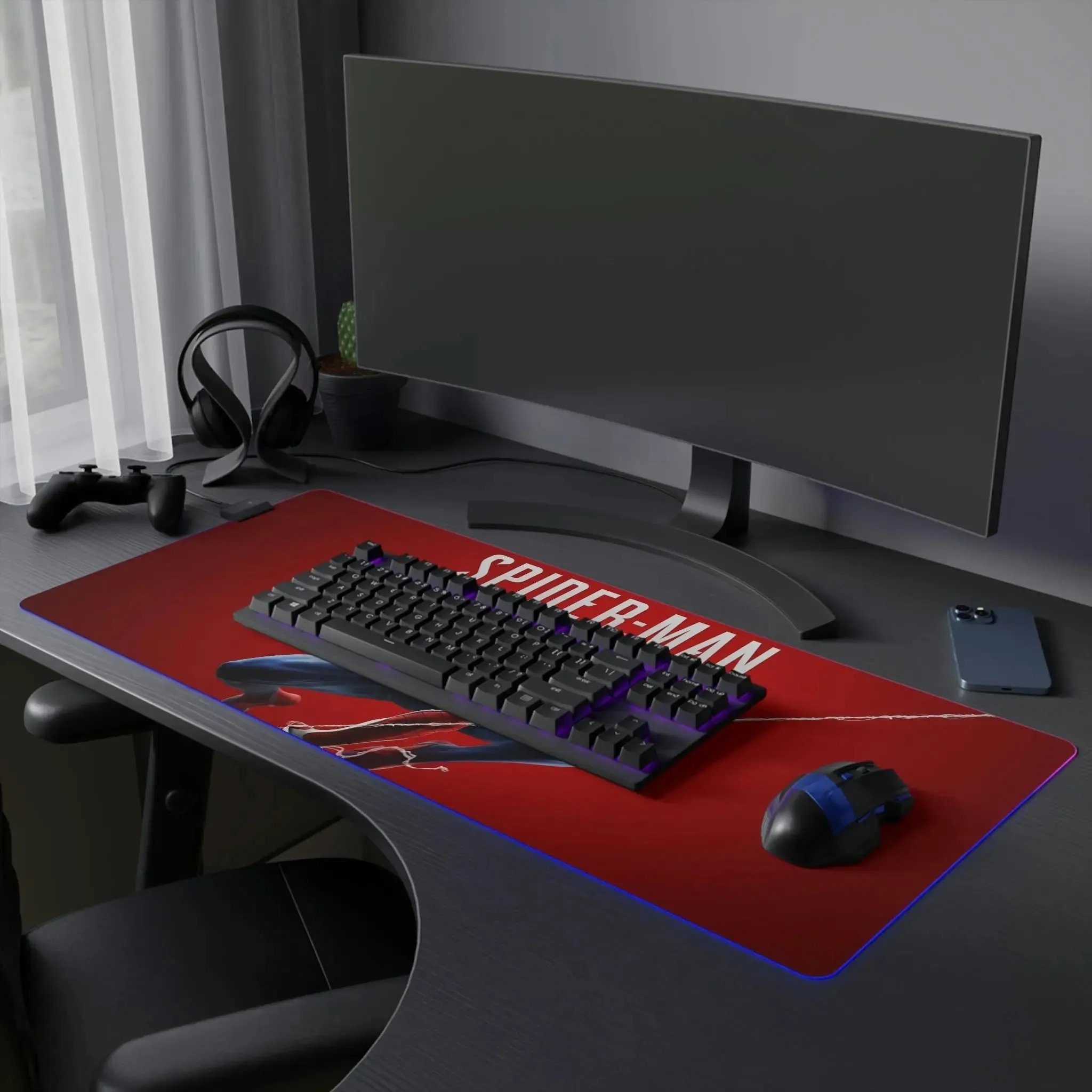 Spectrum Surge: Color-Changing Mouse Pad