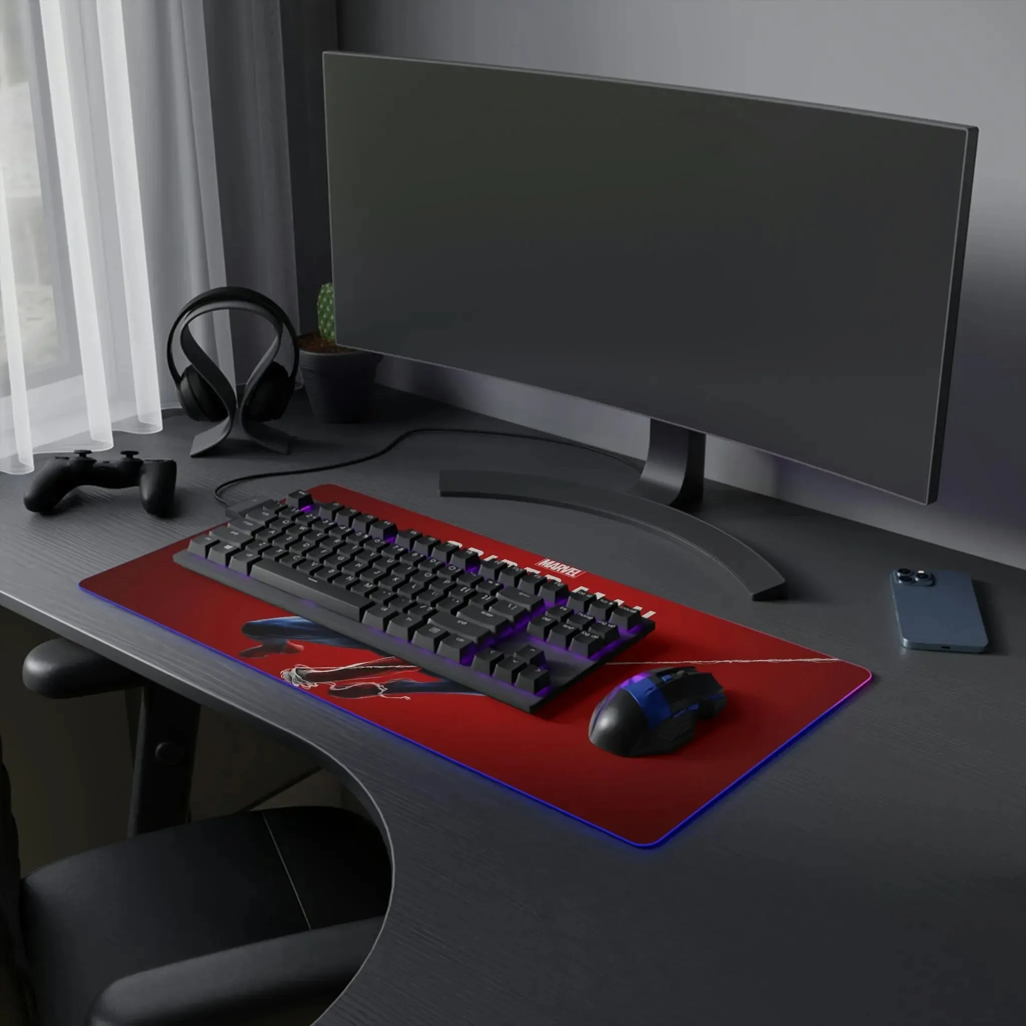 Spectrum Surge: Color-Changing Mouse Pad