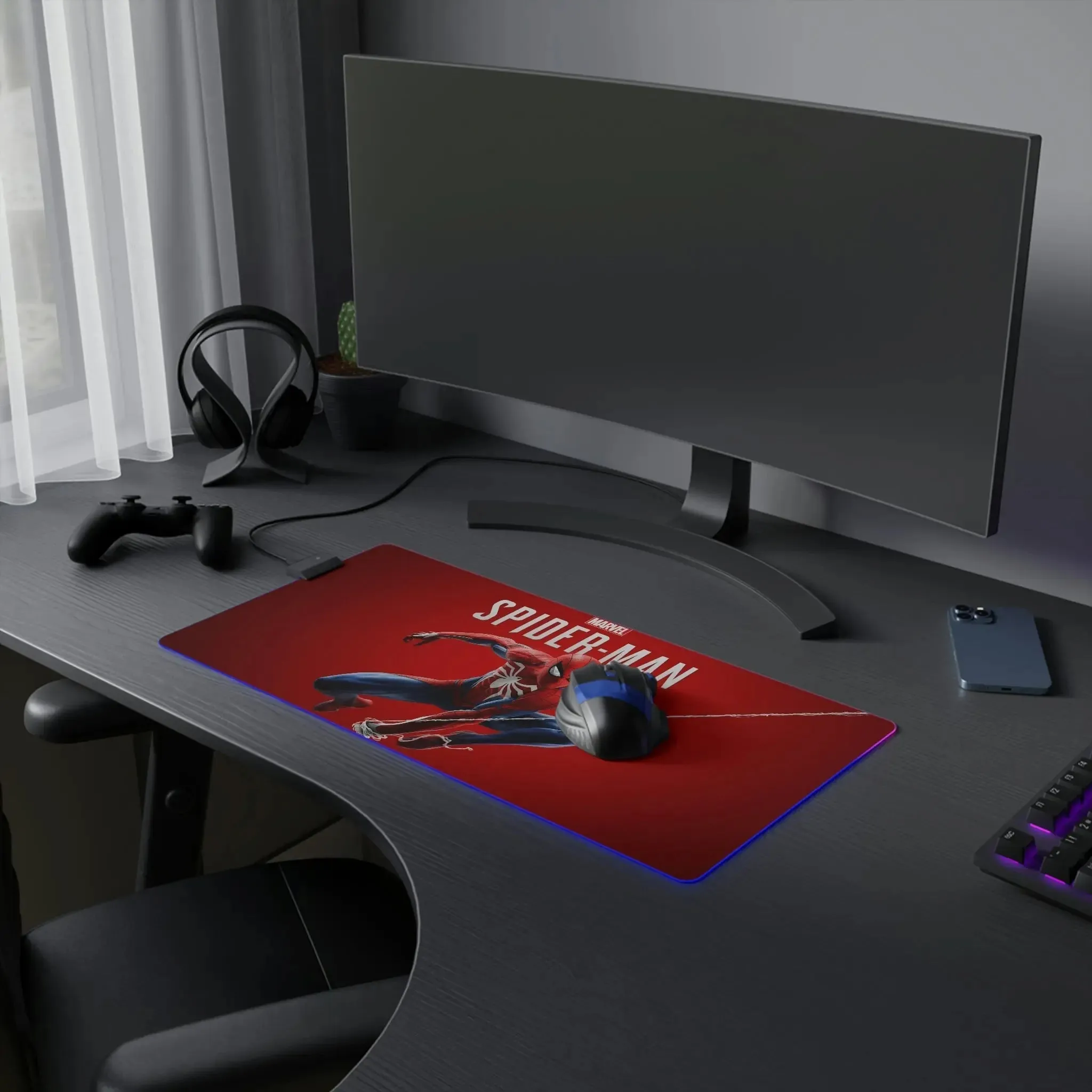 Spectrum Surge: Color-Changing Mouse Pad