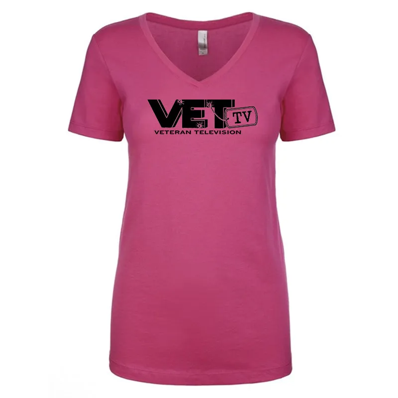 VET Tv Logo V-Neck