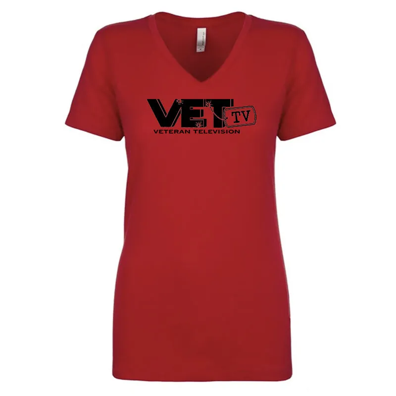 VET Tv Logo V-Neck