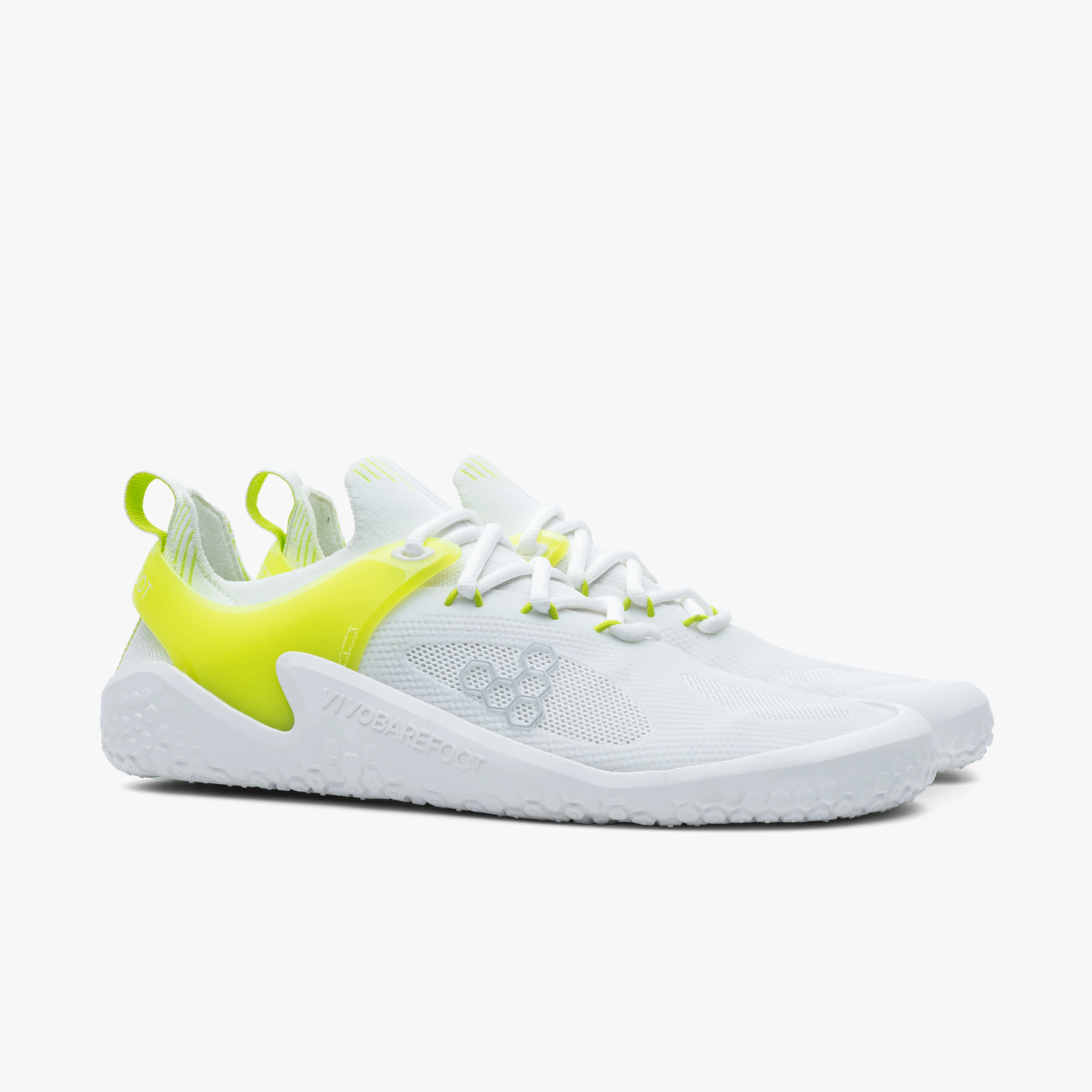 Vivobarefoot Motus Strength Mens – White / Acid Lime