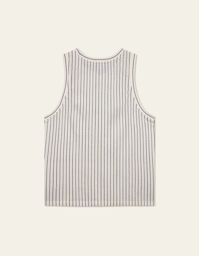 Yale Printed Mesh Tank Top