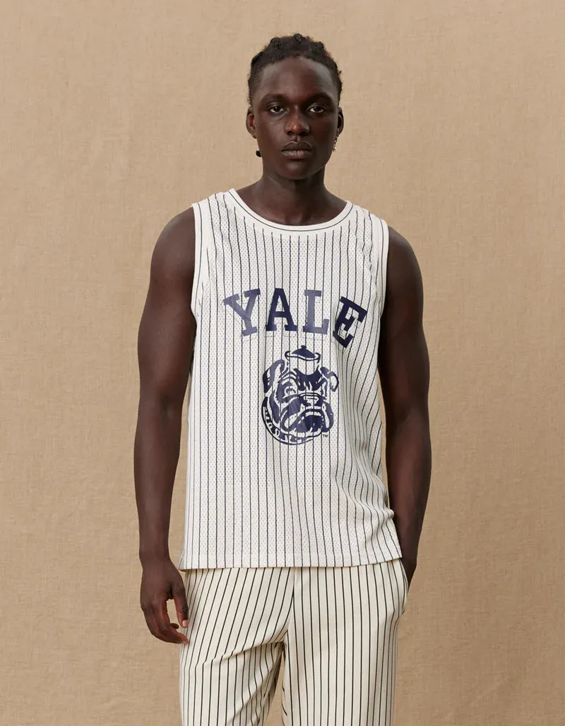 Yale Printed Mesh Tank Top