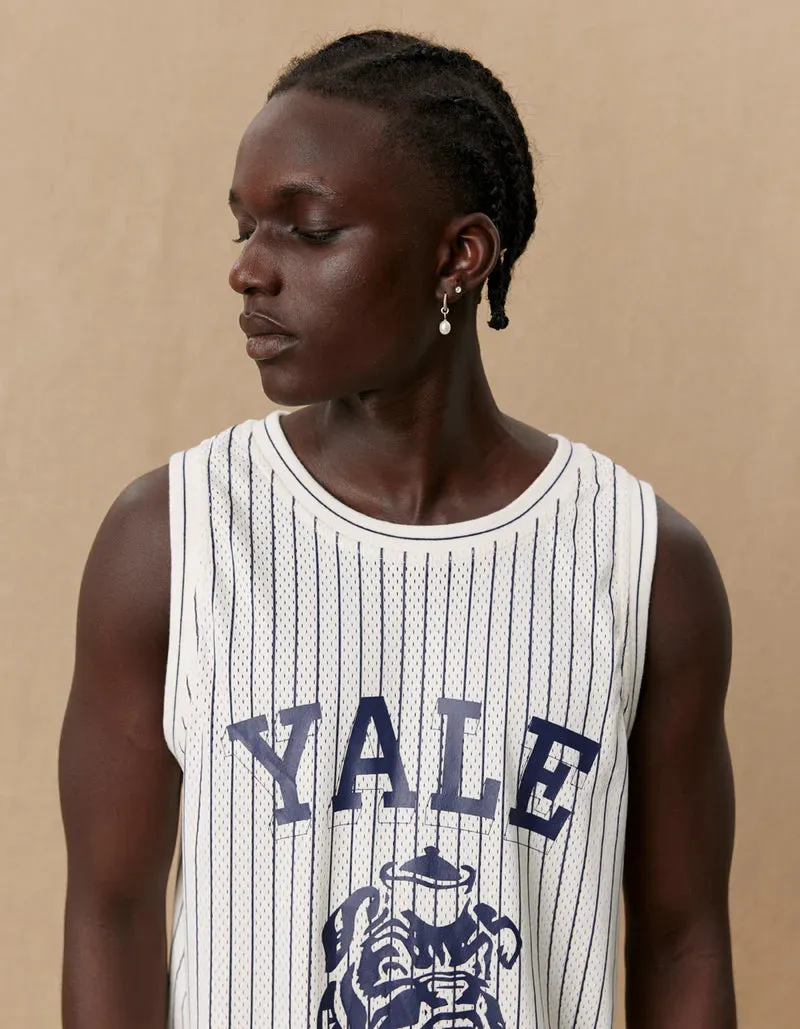 Yale Printed Mesh Tank Top